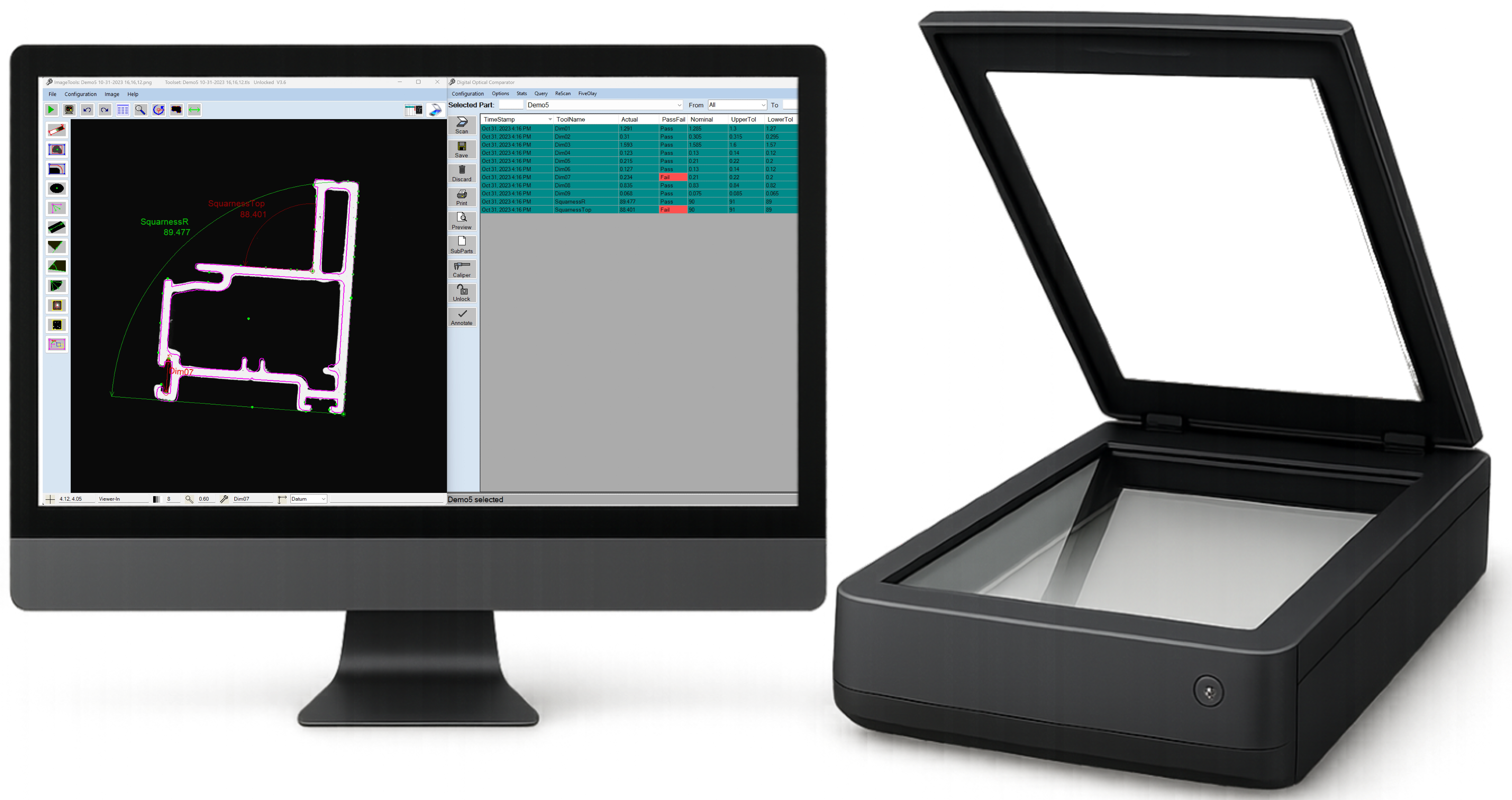 PLV Scanner for Plastic Profiles – PLV Systems
