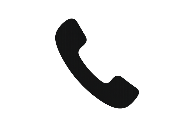 create a phone icon black with transparent background