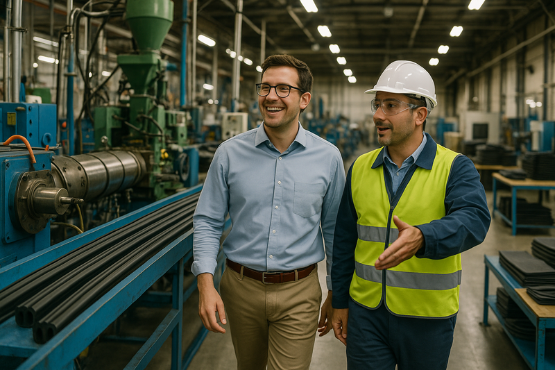 should be a rubber extrusion facility