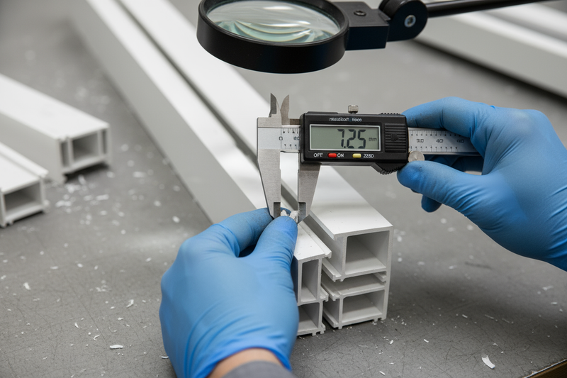 The ends of the caliper should be against the profile, actually measuring it